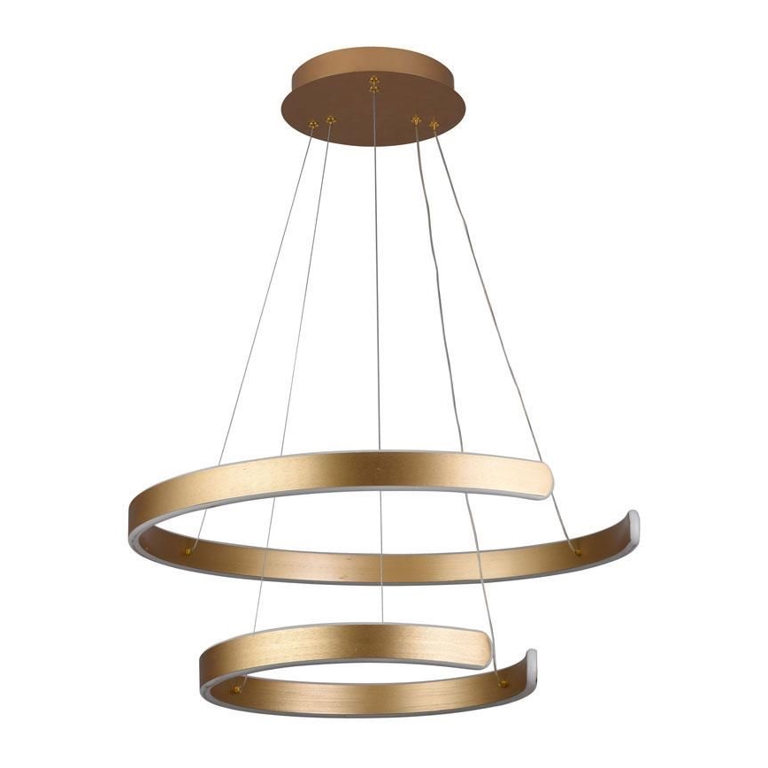 LED Aptumšojama lustra ar auklu LED/120W/230V 3000-6500K d. 60 cm + tālvadības pults