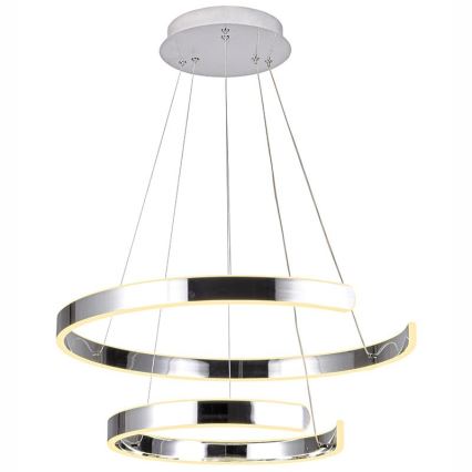 LED Aptumšojama lustra ar auklu LED/120W/230V 3000-6500K d. 60 cm + tālvadības pults