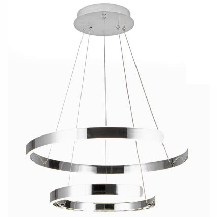 LED Aptumšojama lustra ar auklu LED/120W/230V 3000-6500K d. 60 cm + tālvadības pults