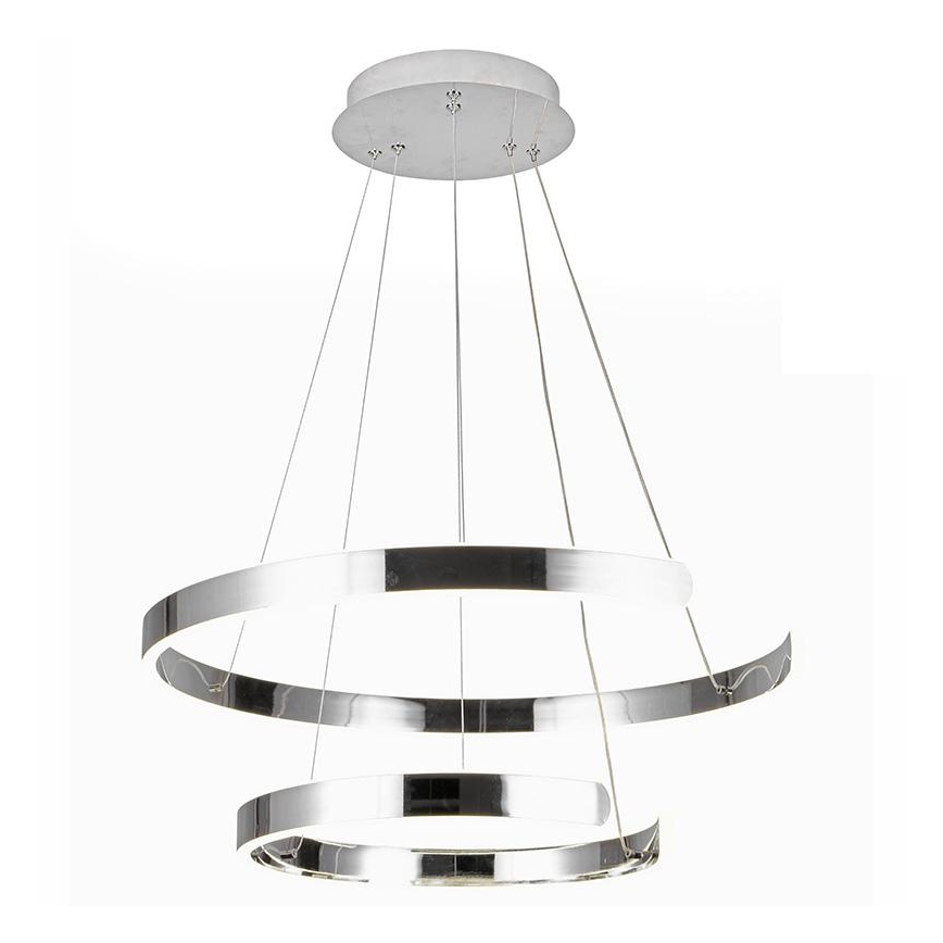 LED Aptumšojama lustra ar auklu LED/120W/230V 3000-6500K d. 60 cm + tālvadības pults