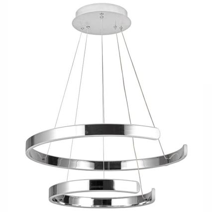 LED Aptumšojama lustra ar auklu LED/120W/230V 3000-6500K d. 60 cm + tālvadības pults