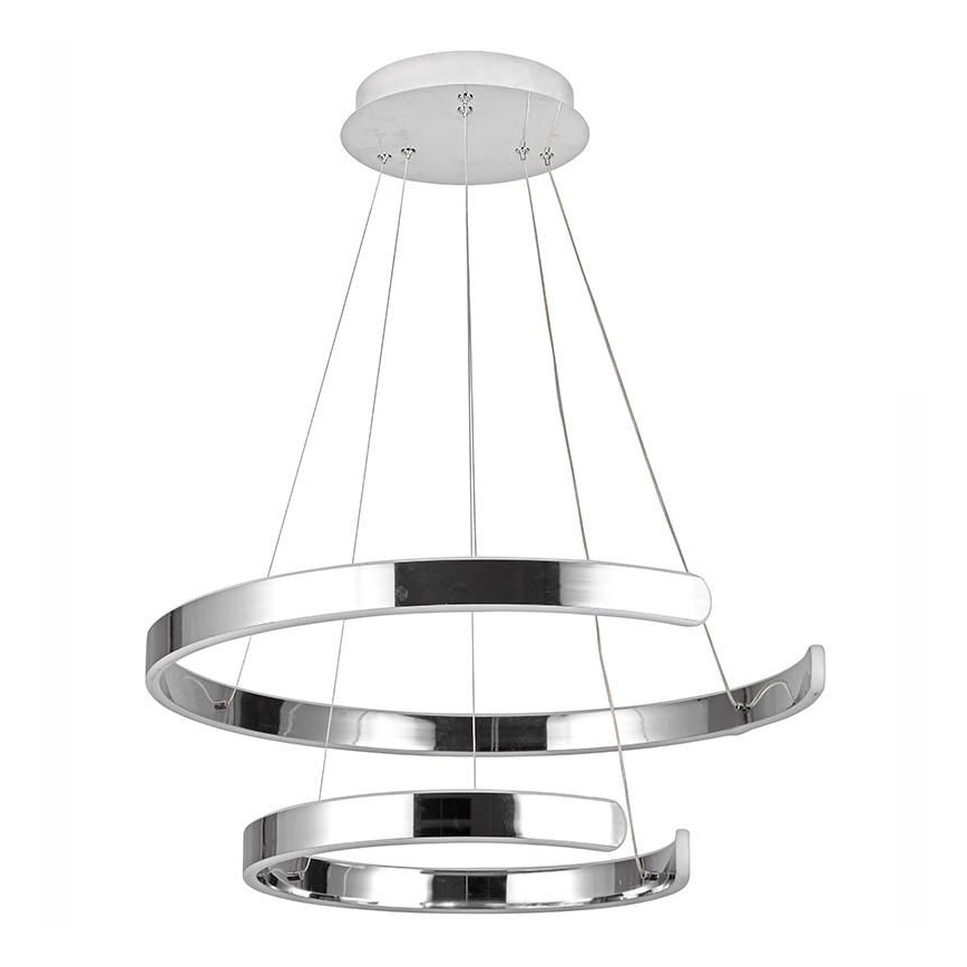 LED Aptumšojama lustra ar auklu LED/120W/230V 3000-6500K d. 60 cm + tālvadības pults