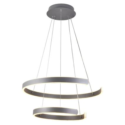 LED Aptumšojama lustra ar auklu LED/120W/230V 3000-6500K d. 60 cm + tālvadības pults