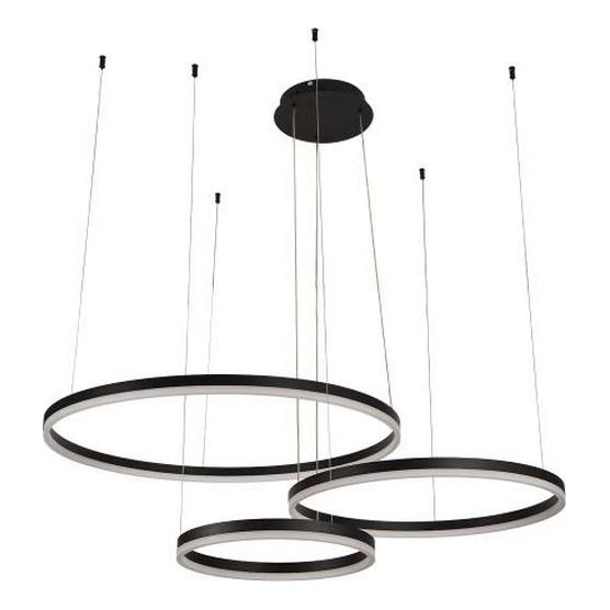 LED Aptumšojama lustra ar auklu LED/125W/230V 3000-6500K d. 80 cm + tālvadības pults