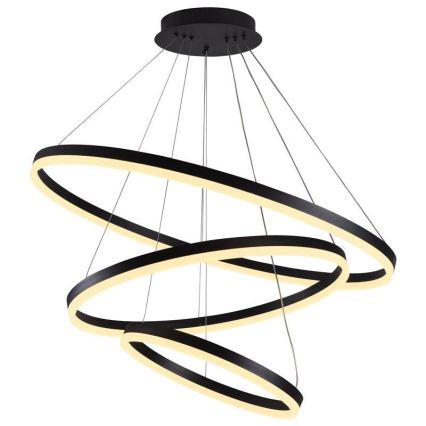 LED Aptumšojama lustra ar auklu LED/125W/230V 3000-6500K d. 80 cm + tālvadības pults