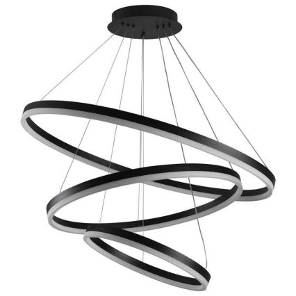 LED Aptumšojama lustra ar auklu LED/125W/230V 3000-6500K d. 80 cm + tālvadības pults