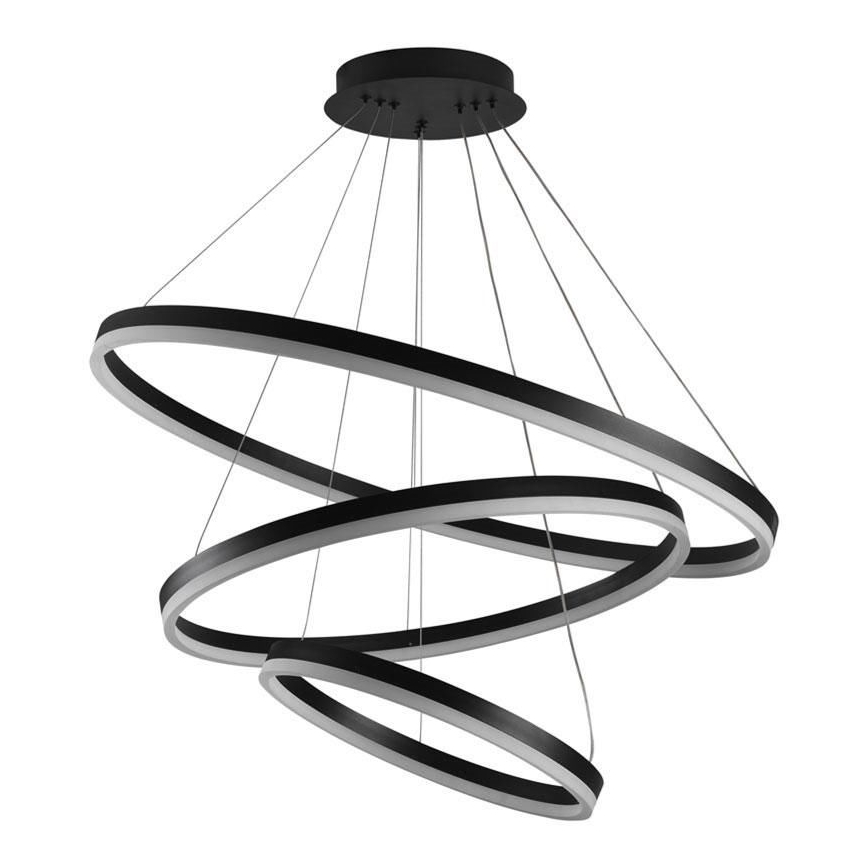 LED Aptumšojama lustra ar auklu LED/125W/230V 3000-6500K d. 80 cm + tālvadības pults