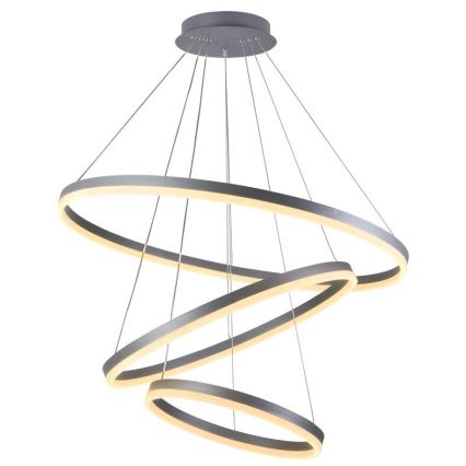 LED Aptumšojama lustra ar auklu LED/125W/230V 3000-6500K d. 80 cm + tālvadības pults