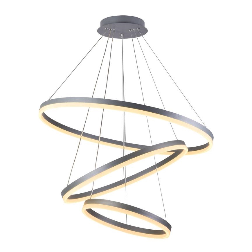 LED Aptumšojama lustra ar auklu LED/125W/230V 3000-6500K d. 80 cm + tālvadības pults