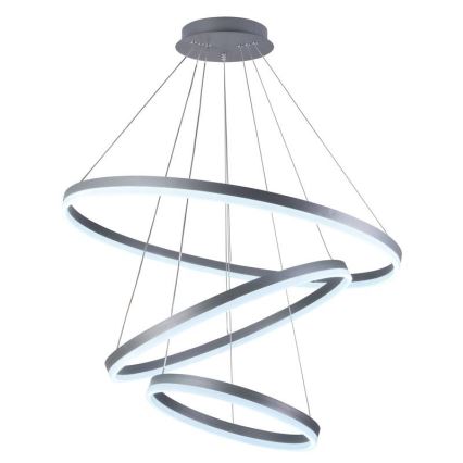 LED Aptumšojama lustra ar auklu LED/125W/230V 3000-6500K d. 80 cm + tālvadības pults