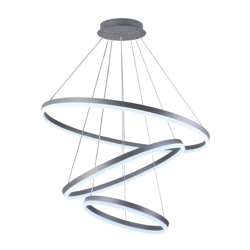 LED Aptumšojama lustra ar auklu LED/125W/230V 3000-6500K d. 80 cm + tālvadības pults