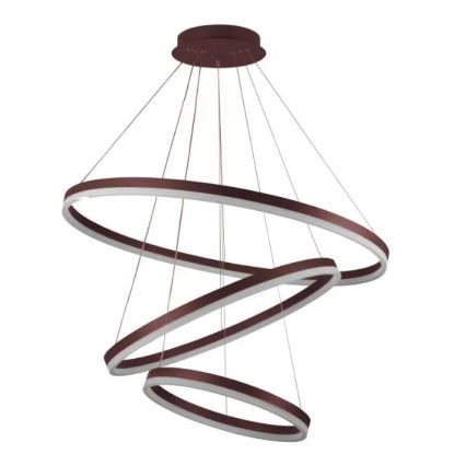 LED Aptumšojama lustra ar auklu LED/125W/230V 3000-6500K d. 80 cm + tālvadības pults