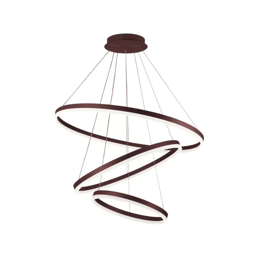 LED Aptumšojama lustra ar auklu LED/125W/230V 3000-6500K d. 80 cm + tālvadības pults