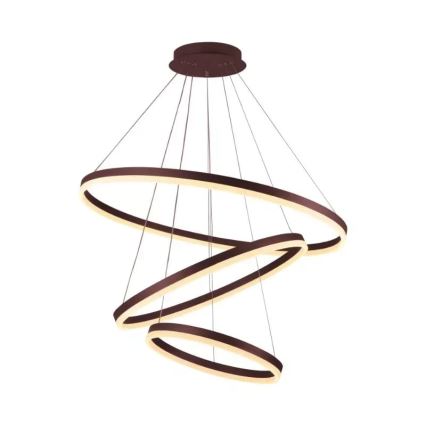 LED Aptumšojama lustra ar auklu LED/125W/230V 3000-6500K d. 80 cm + tālvadības pults