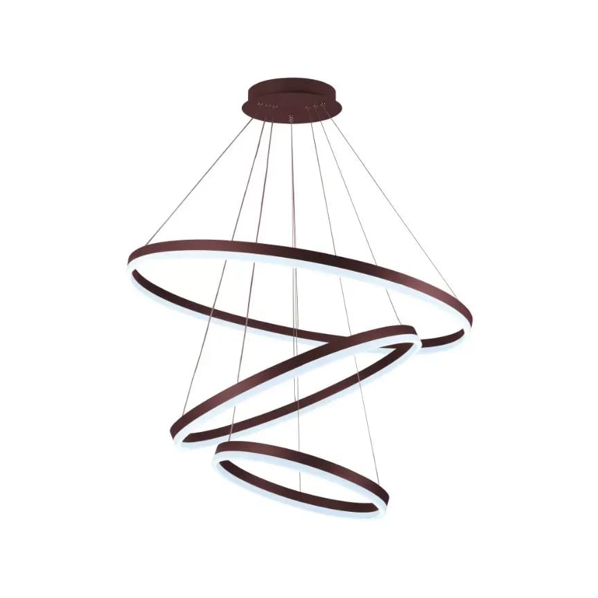 LED Aptumšojama lustra ar auklu LED/125W/230V 3000-6500K d. 80 cm + tālvadības pults