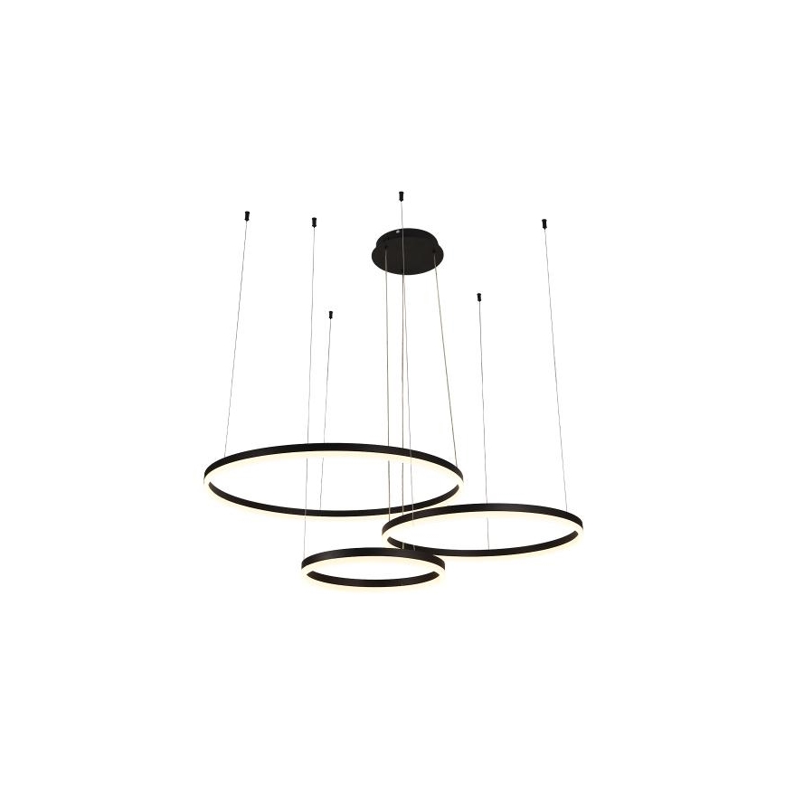 LED Aptumšojama lustra ar auklu LED/125W/230V 3000-6500K d. 80 cm + tālvadības pults