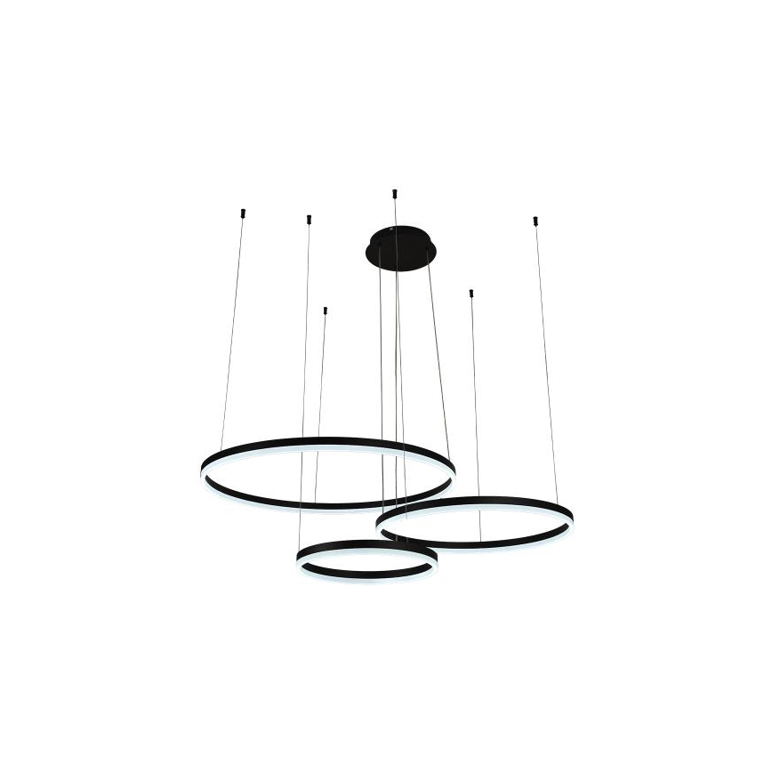 LED Aptumšojama lustra ar auklu LED/125W/230V 3000-6500K d. 80 cm + tālvadības pults
