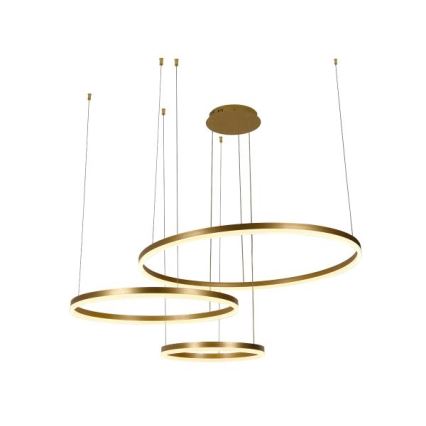 LED Aptumšojama lustra ar auklu LED/125W/230V 3000-6500K + tālvadības pults