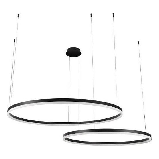 LED Aptumšojama lustra ar auklu LED/128W/230V 3000-6500K + tālvadības pults