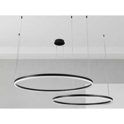 LED Aptumšojama lustra ar auklu LED/128W/230V 3000-6500K + tālvadības pults