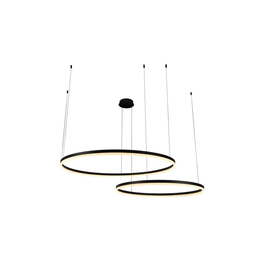 LED Aptumšojama lustra ar auklu LED/128W/230V 3000-6500K + tālvadības pults