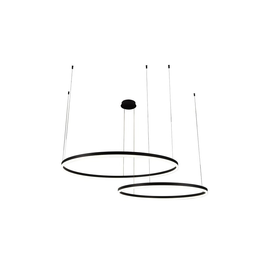 LED Aptumšojama lustra ar auklu LED/128W/230V 3000-6500K + tālvadības pults
