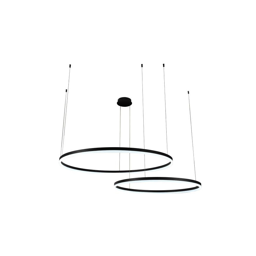 LED Aptumšojama lustra ar auklu LED/128W/230V 3000-6500K + tālvadības pults