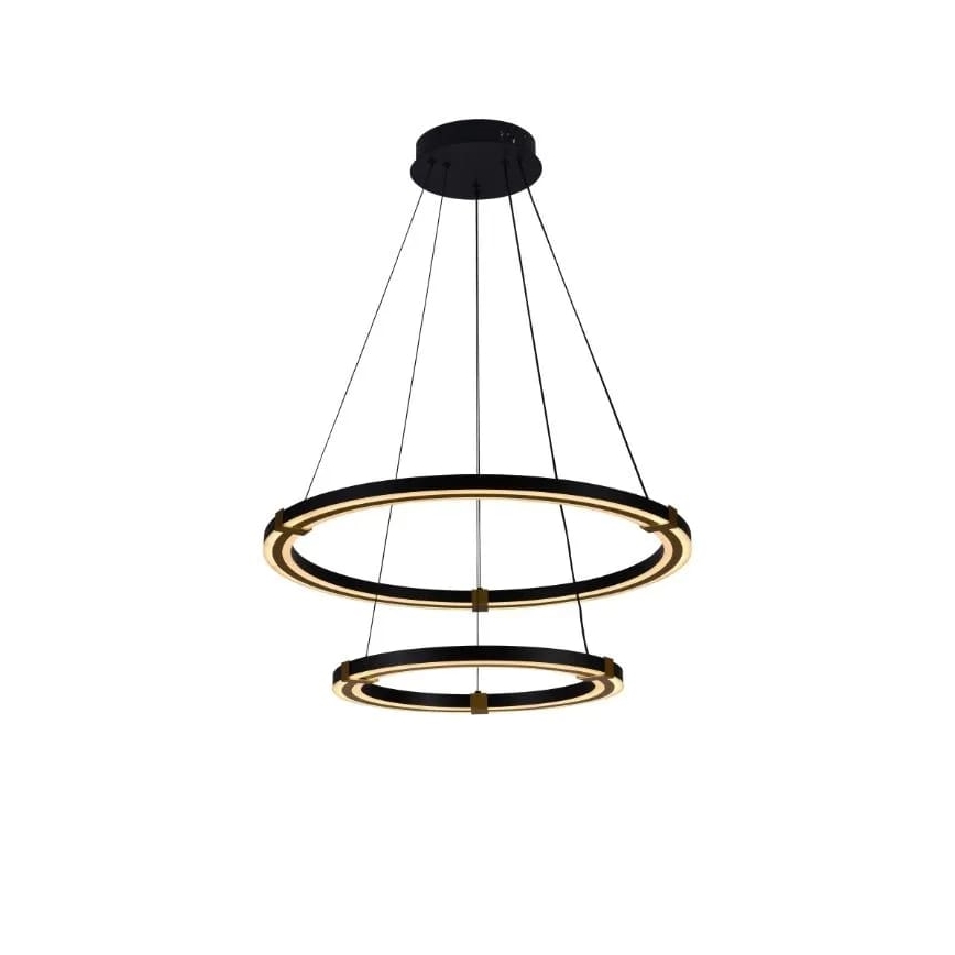 LED Aptumšojama lustra ar auklu LED/130W/230V 3000-6500K + tālvadības pults