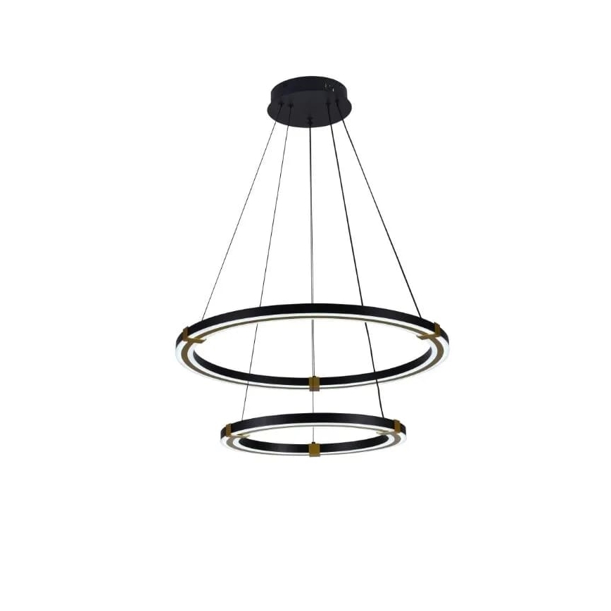 LED Aptumšojama lustra ar auklu LED/130W/230V 3000-6500K + tālvadības pults