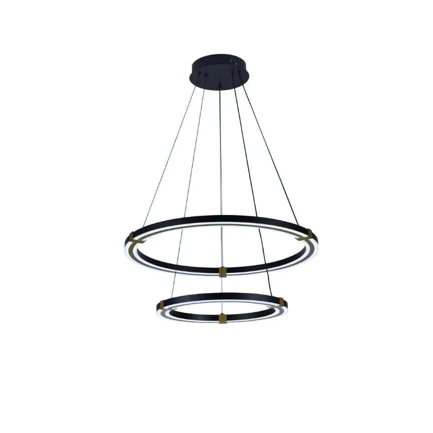 LED Aptumšojama lustra ar auklu LED/130W/230V 3000-6500K + tālvadības pults