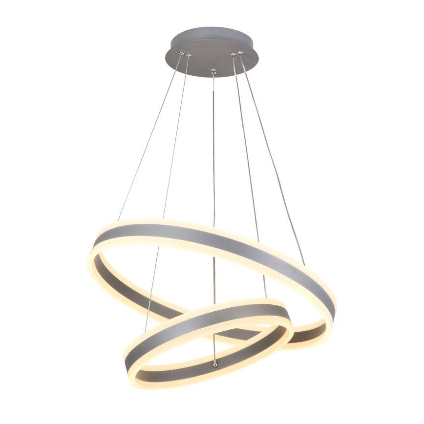 LED Aptumšojama lustra ar auklu LED/135W/230V 3000-6500K d. 60 cm + tālvadības pults