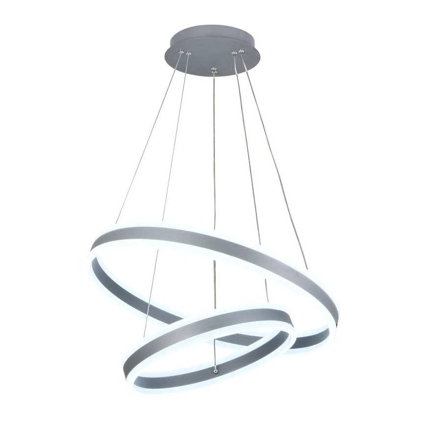 LED Aptumšojama lustra ar auklu LED/135W/230V 3000-6500K d. 60 cm + tālvadības pults