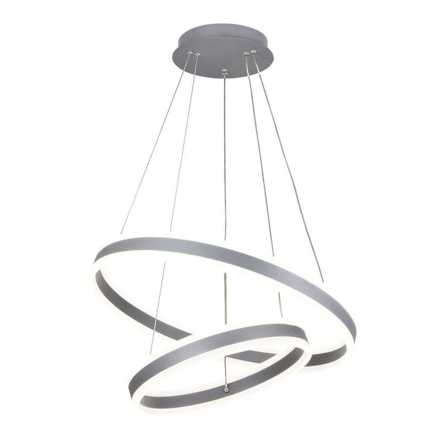 LED Aptumšojama lustra ar auklu LED/135W/230V 3000-6500K d. 60 cm + tālvadības pults