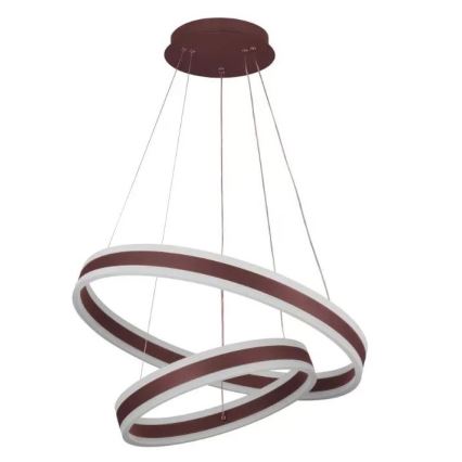 LED Aptumšojama lustra ar auklu LED/135W/230V 3000-6500K d. 60 cm + tālvadības pults