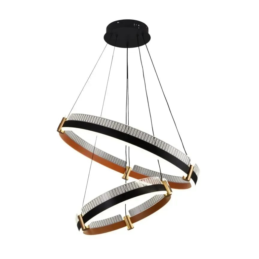 LED Aptumšojama lustra ar auklu LED/140W/230V 3000-6500K + tālvadības pults