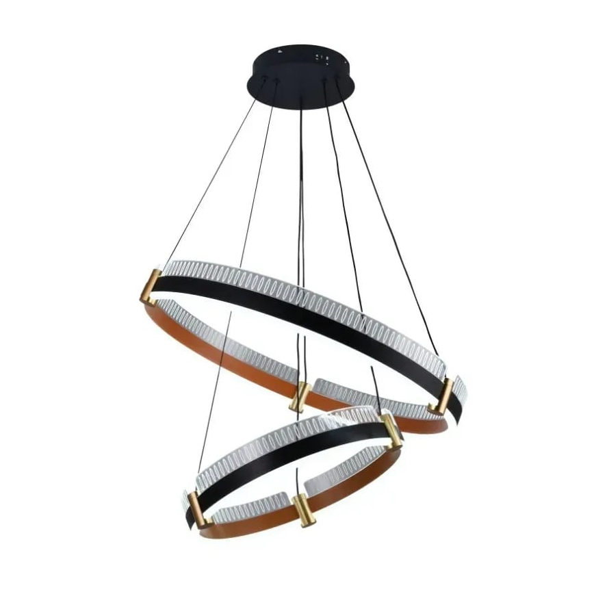 LED Aptumšojama lustra ar auklu LED/140W/230V 3000-6500K + tālvadības pults