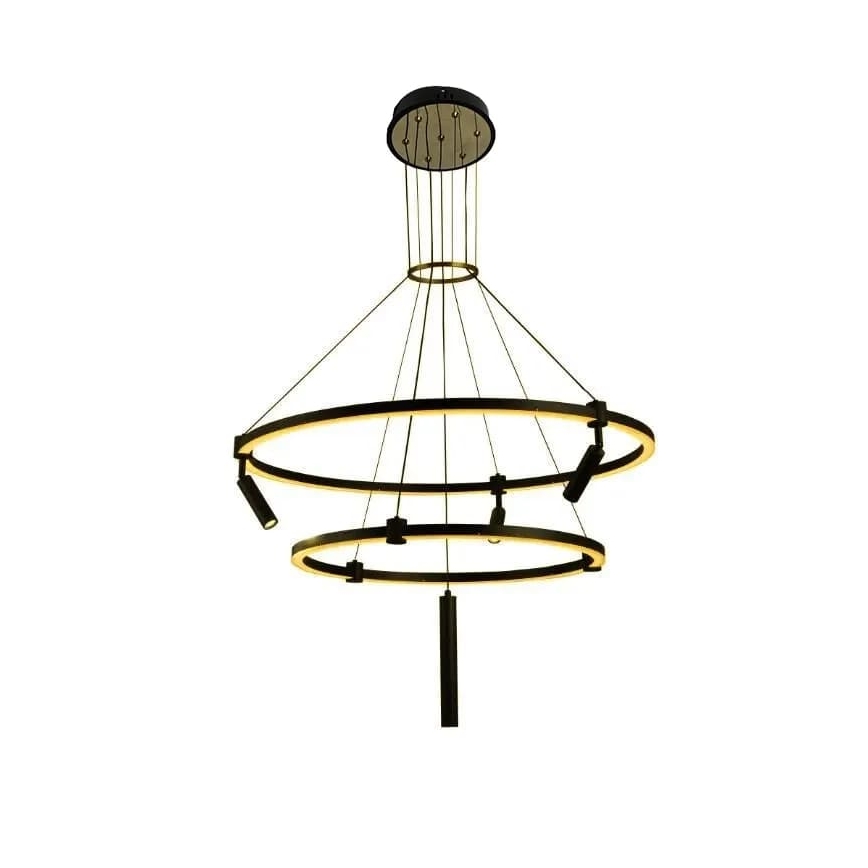 LED Aptumšojama lustra ar auklu LED/140W/230V 3000-6500K + tālvadības pults