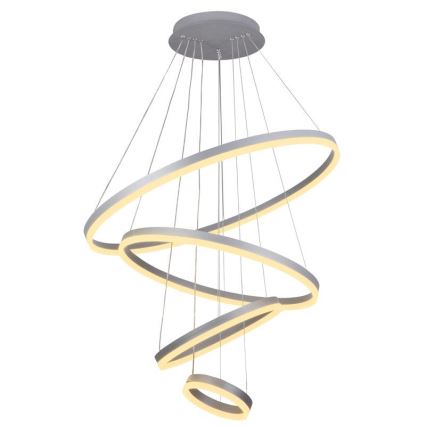 LED Aptumšojama lustra ar auklu LED/165W/230V 3000-6500K d. 80 cm + tālvadības pults