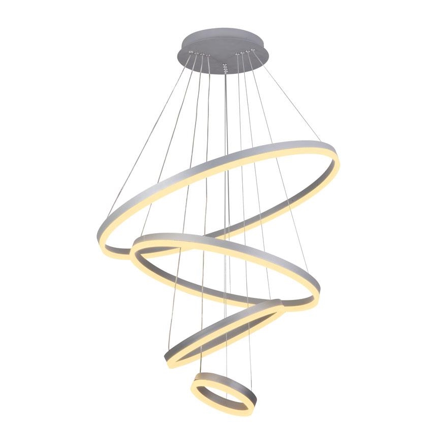 LED Aptumšojama lustra ar auklu LED/165W/230V 3000-6500K d. 80 cm + tālvadības pults