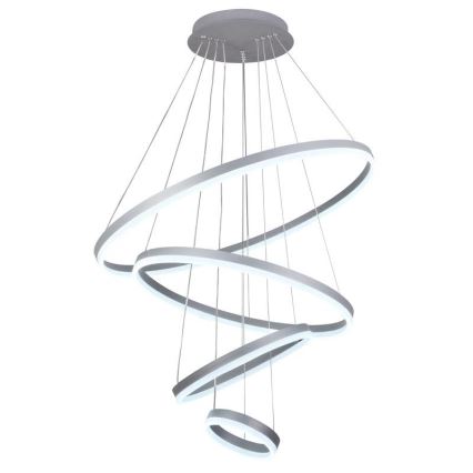 LED Aptumšojama lustra ar auklu LED/165W/230V 3000-6500K d. 80 cm + tālvadības pults