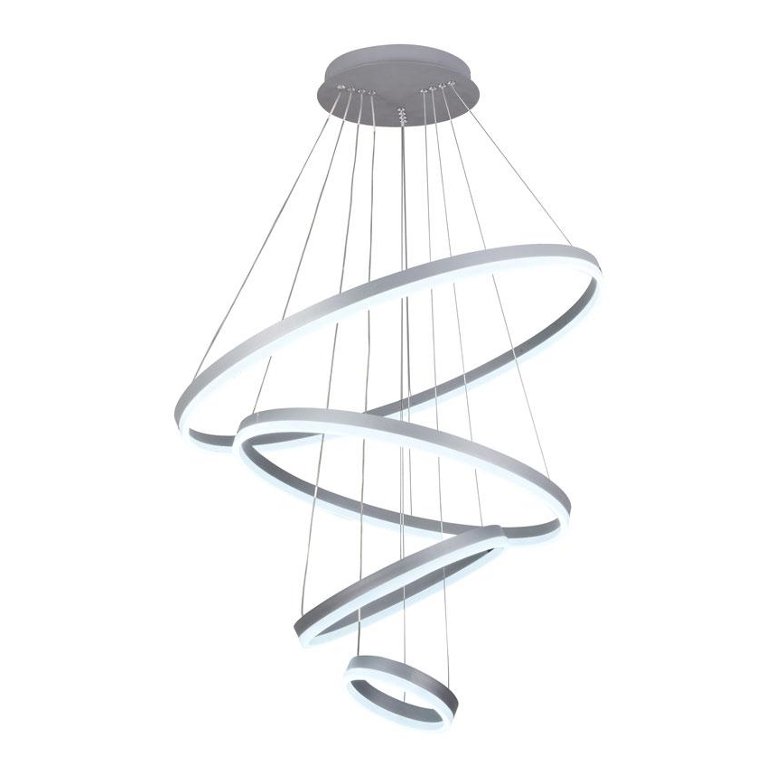 LED Aptumšojama lustra ar auklu LED/165W/230V 3000-6500K d. 80 cm + tālvadības pults