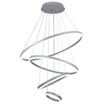 LED Aptumšojama lustra ar auklu LED/165W/230V 3000-6500K d. 80 cm + tālvadības pults