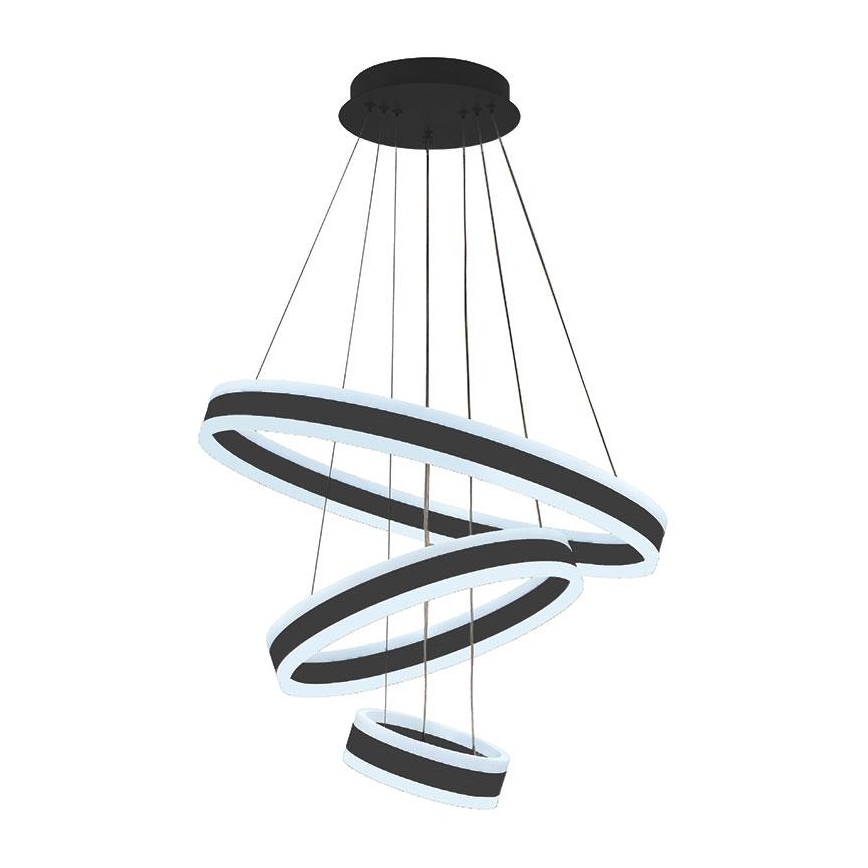 LED Aptumšojama lustra ar auklu LED/165W/230V 3000-6500K + tālvadības pults
