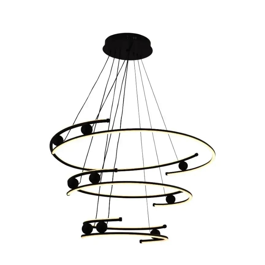 LED Aptumšojama lustra ar auklu LED/170W/230V 3000-6500K + tālvadības pults