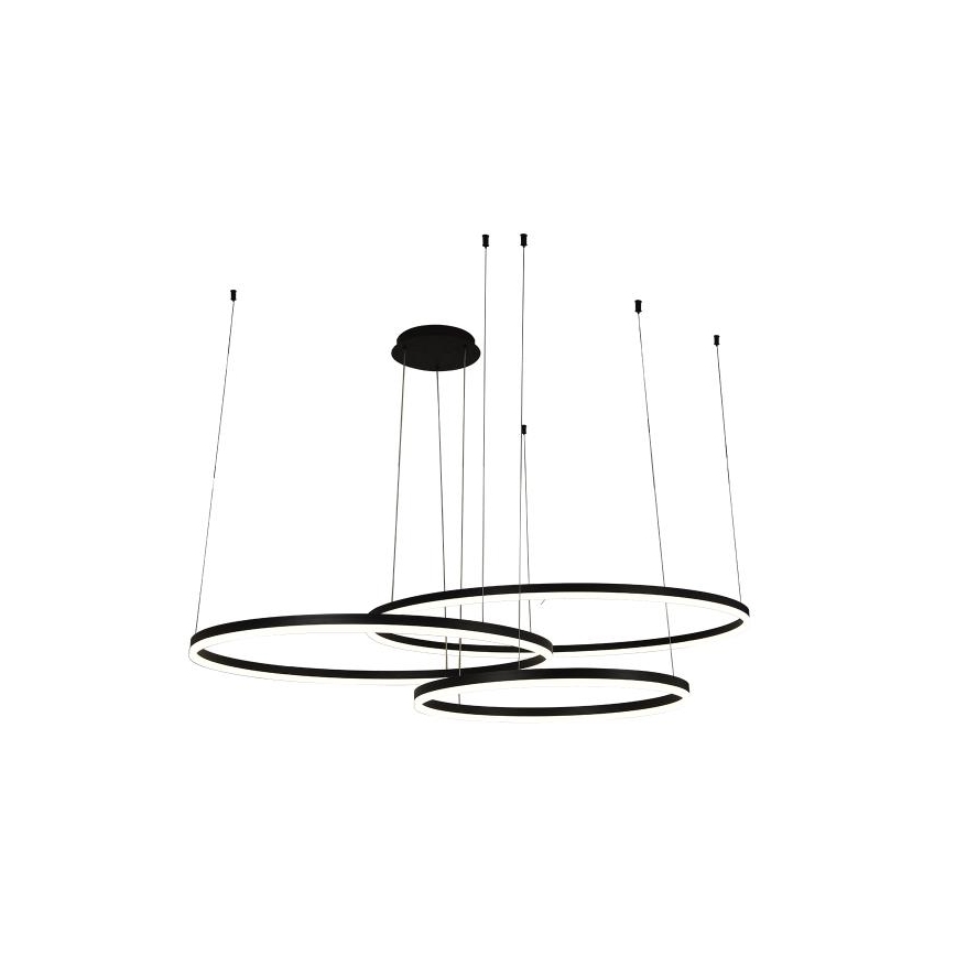 LED Aptumšojama lustra ar auklu LED/170W/230V 3000-6500K + tālvadības pults