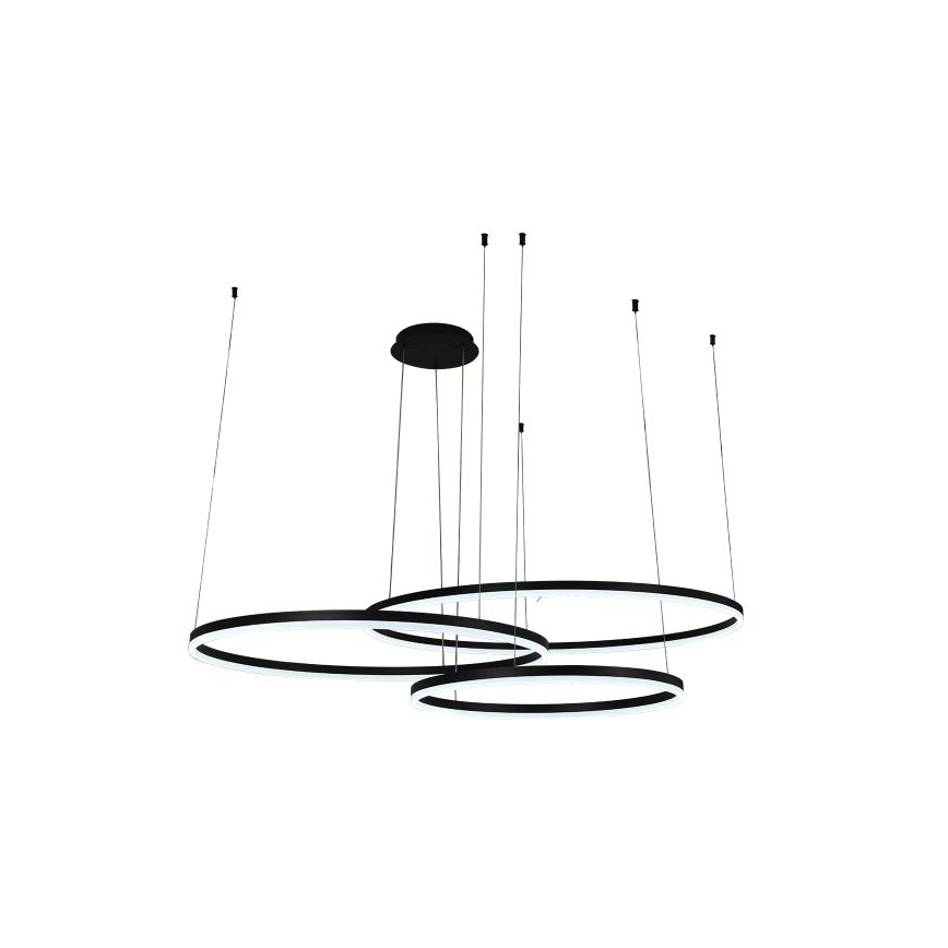 LED Aptumšojama lustra ar auklu LED/170W/230V 3000-6500K + tālvadības pults