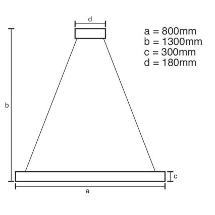 LED Aptumšojama kristāla lustra ar auklu LED/175W/230V 3000-6500K zelta + tālvadības pults