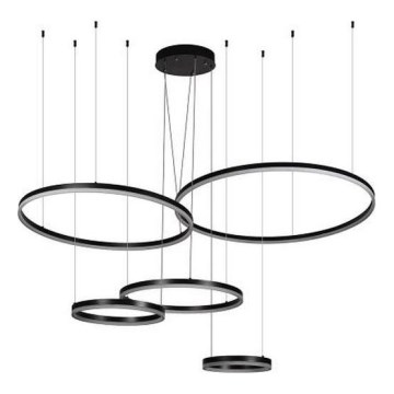 LED Aptumšojama lustra ar auklu LED/220W/230V 3000-6500K d. 100 cm + tālvadības pults