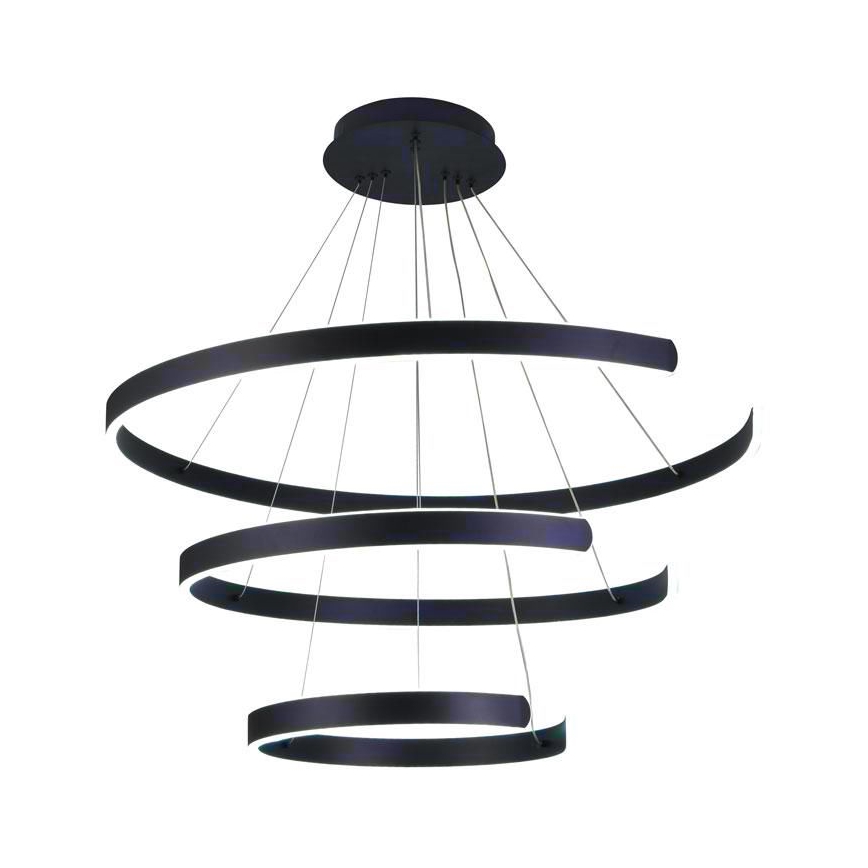 LED Aptumšojama lustra ar auklu LED/220W/230V 3000-6500K d. 80 cm + tālvadības pults