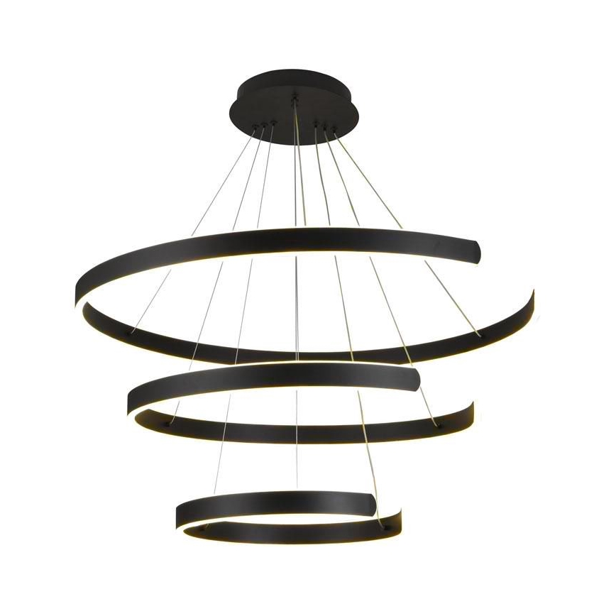 LED Aptumšojama lustra ar auklu LED/220W/230V 3000-6500K d. 80 cm + tālvadības pults
